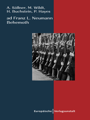 cover image of ad Franz L. Neumann